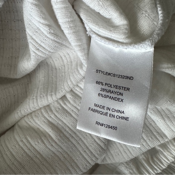 Como Vintage White Short Sleeve Tee - Picture 6 of 7